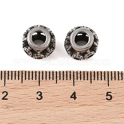 Европейские бусины из нержавеющей стали 304&nbsp;STAS-N106-05AS