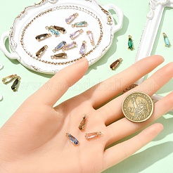 20шт. граненые стеклянные подвески&nbsp;GLAA-YW0005-01