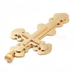 Ионное покрытие(ip) 304 нержавеющая сталь большие подвески&nbsp;STAS-I002-M06-G