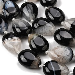 Природный агат бисер нитей&nbsp;G-F820-Q01-01C