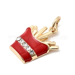 Подвески из латунной эмали и стразов&nbsp;LS-KK-H253-02G