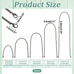 5 шт. 5 цепочки для кошельков&nbsp;FIND-WR0009-65B
