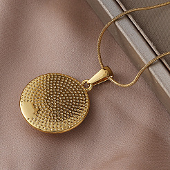 Ожерелья с подвеской от сглаза из нержавеющей стали 304 с белой эмалью&nbsp;VB8803