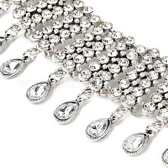 Ожерелья-чокеры из сплава с кисточками и каплевидной формой из кристаллов и страз для женщин&nbsp;FS-WGE797D-02