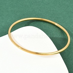 Простые браслеты из нержавеющей стали 304 для женщин&nbsp;BJEW-D355-01G