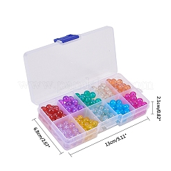 Выпечка окрашенные стеклянные бусины&nbsp;DGLA-PH0002-03