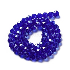 Гальванизируйте прозрачное стекло бисер нитей&nbsp;EGLA-A035-T8mm-A06