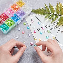 Экологичные прозрачные акриловые бусины&nbsp;TACR-CJ0001-02