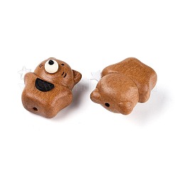 Натуральные бусины из дерева зизифуса&nbsp;WOOD-N021-01