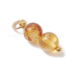 Круглые подвески из натурального янтаря&nbsp;PALLOY-JF04990