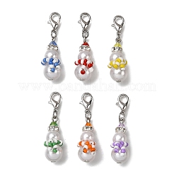 6 шт. стеклянные подвесные украшения&nbsp;HJEW-JM04100