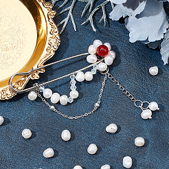 3 нить бусин из натурального культивированного пресноводного жемчуга&nbsp;PEAR-NB0001-06