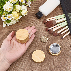 15 г бамбуковая и алюминиевая баночка для крема&nbsp;CON-WH0112-016B