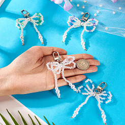 4 шт. 4-цветный АБС-пластик&nbsp;AJEW-TA0002-28