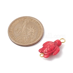 Подвески-коннекторы из синтетического бирюзового цвета&nbsp;PALLOY-JF02351-02