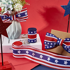 2 рулон 2-х видов тканевой ленты с тематикой Дня независимости&nbsp;OCOR-GF0004-51A