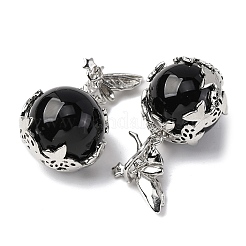 Круглые подвески из натурального смешанного камня&nbsp;G-G207-01P