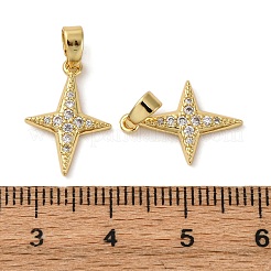 Латунные микро проложить кубического циркония подвески&nbsp;KK-P308-61G