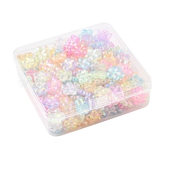 216 шт прозрачные акриловые бусины&nbsp;PACR-FS0001-06