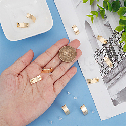 12 шт. латунные серьги-гвоздики&nbsp;KK-BC0011-36