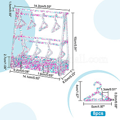 1 комплект прозрачных акриловых подставок для сережек&nbsp;EDIS-PH0001-22