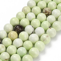Бусины из натуральной лимонной бирюзы (яшмы)&nbsp;G-C259-B04-8mm