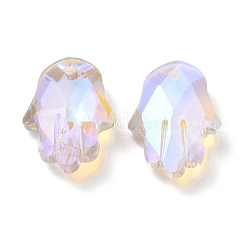 Гальванизировать прозрачные стеклянные подвески&nbsp;GLAA-A008-01D