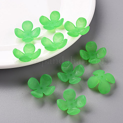 Матовые акриловые колпачки из бисера MACR-S371-06A-734