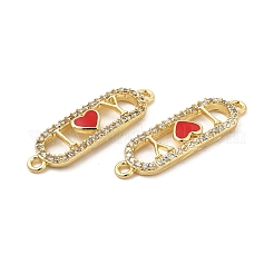 Шармы из латуни с микро-паве из прозрачного кубического циркония&nbsp;KK-E068-VB404-2