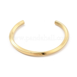 Ионное покрытие (ip) 304 нержавеющая сталь манжеты браслеты для женщин&nbsp;LS-BJEW-K252-05G