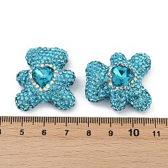 Ручной полимерной глины шариков Rhinestone&nbsp;CLAY-NH0001-12D