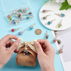 Подвесные украшения из лэмпворка и стекла&nbsp;HJEW-GO00027