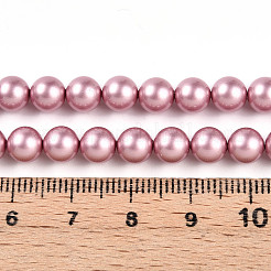 Выпечка из окрашенного перламутрового стекла жемчужные бусинки HY-N002-6mm-C01