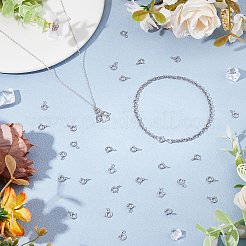 40 шт. латунные пружинные кольцевые застежки&nbsp;KK-HS0001-21P