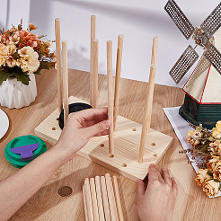 Деревянный регулируемый держатель крышки чашки ODIS-WH0030-142