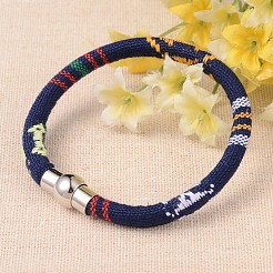 Нейлоновые браслеты ткань мозга BJEW-L521-M