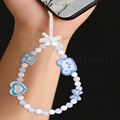 1 шт. акриловый нейлоновый ремешок для телефона&nbsp;HJEW-LP0002-09