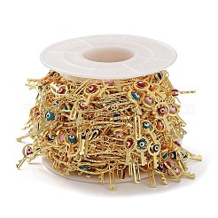 Латунные цепи с изогнутыми звеньями&nbsp;CHC-C001-07G