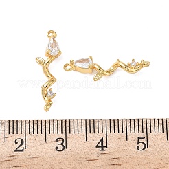 Латунные микро проложить кубического циркония подвески&nbsp;KK-D024-19G