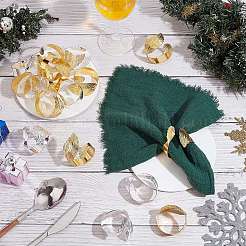 20 шт. 2 стиля железных колец для салфеток&nbsp;AJEW-PH0012-08