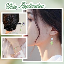 100 шт. 2 стиля стеклянных подвесок&nbsp;GLAA-AR0001-73