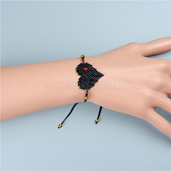 Браслеты из стеклянных бус в богемном стиле&nbsp;CQ7745-4