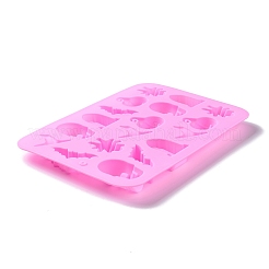 Хэллоуин тема надгробие/череп/летучая мышь украшения торта пищевые силиконовые Молды&nbsp;DIY-E067-04