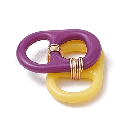 Акриловые соединительные элементы с подвесками из экологически чистой медной проволоки&nbsp;PALLOY-TA00242