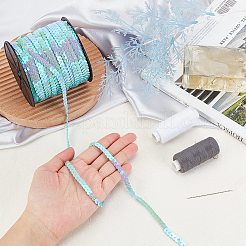 Lt.blue с пайеткой цвета ab / рулет с блестками&nbsp;X-BS17Y