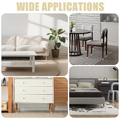 Защитные чашки для ножек железного стола&nbsp;AJEW-WH0816-416A-G