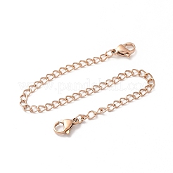 10 шт. 5 размера ионного покрытия (IP) удлинитель цепи из нержавеющей стали 304&nbsp;STAS-E192-03RG