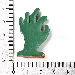 Рука дьявола Хэллоуин непрозрачная смола декодирует кабошоны&nbsp;RESI-R446-01R