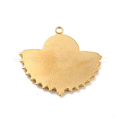 Ионное покрытие (ip) нержавеющая сталь 304 подвеска кабошон оправа&nbsp;STAS-I197-002G