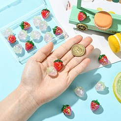 20 шт. подвески из непрозрачного акрила с гальваническим покрытием 2 цветов&nbsp;PACR-CJ0001-43